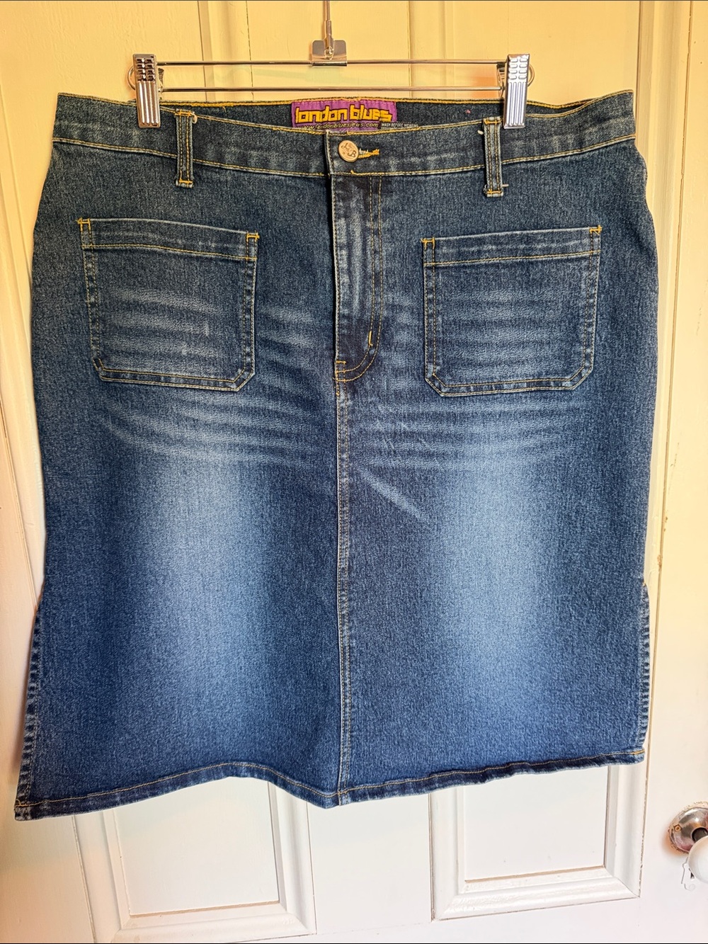 London blues Denim Skirt - Classic Blue Wash